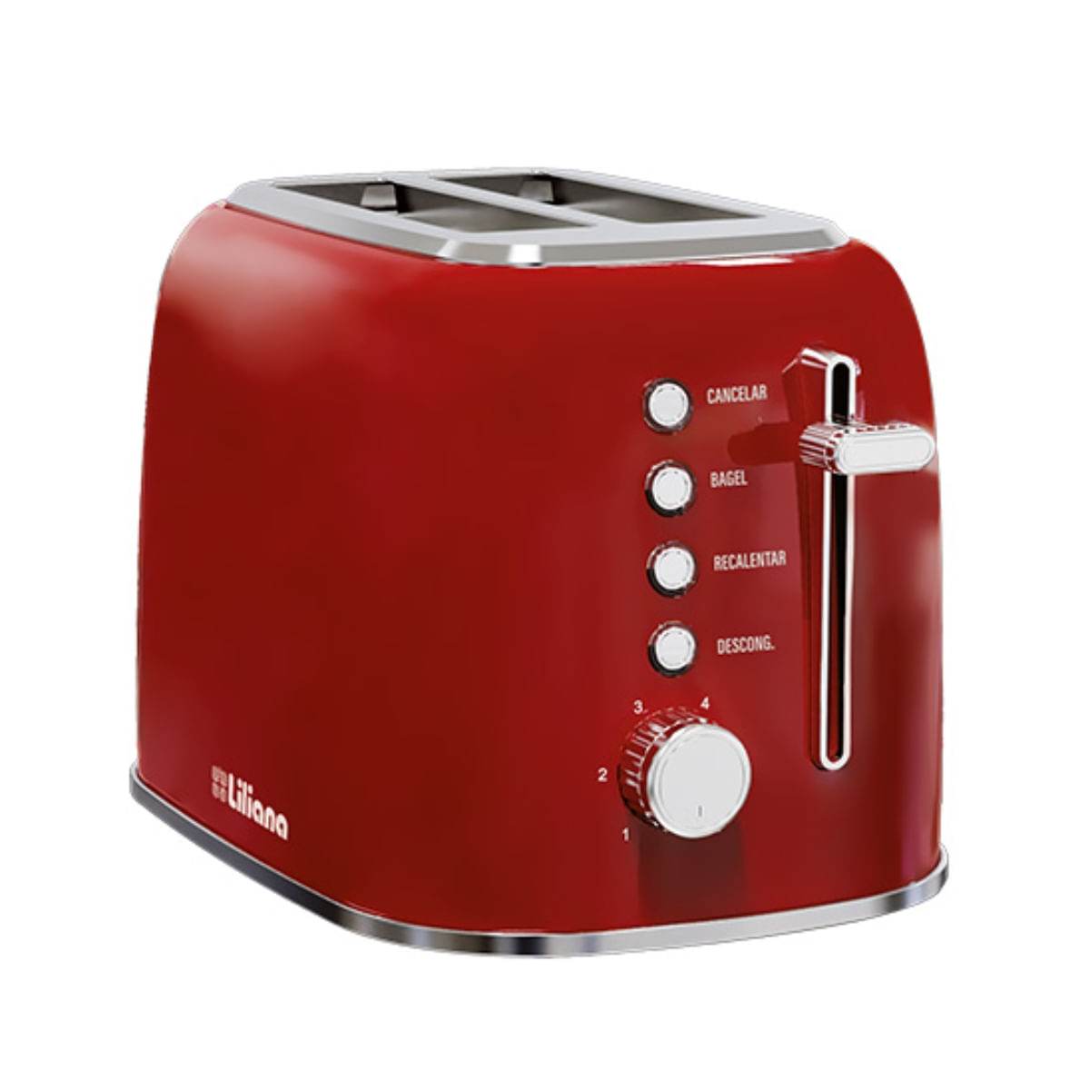 Tostadora EléCtrica Retrotoast Roja At928r