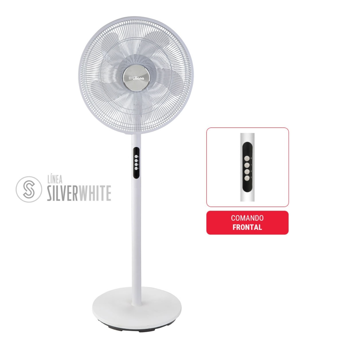 Ventilador de Pie 16" Comando Frontal