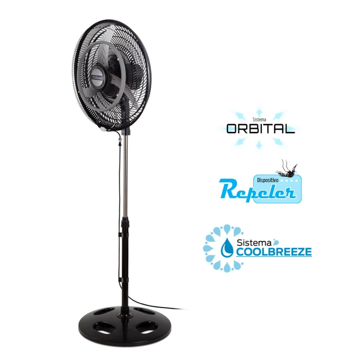 Ventilador de Pie 20" Orbital Cool Breeze VPM2016CB