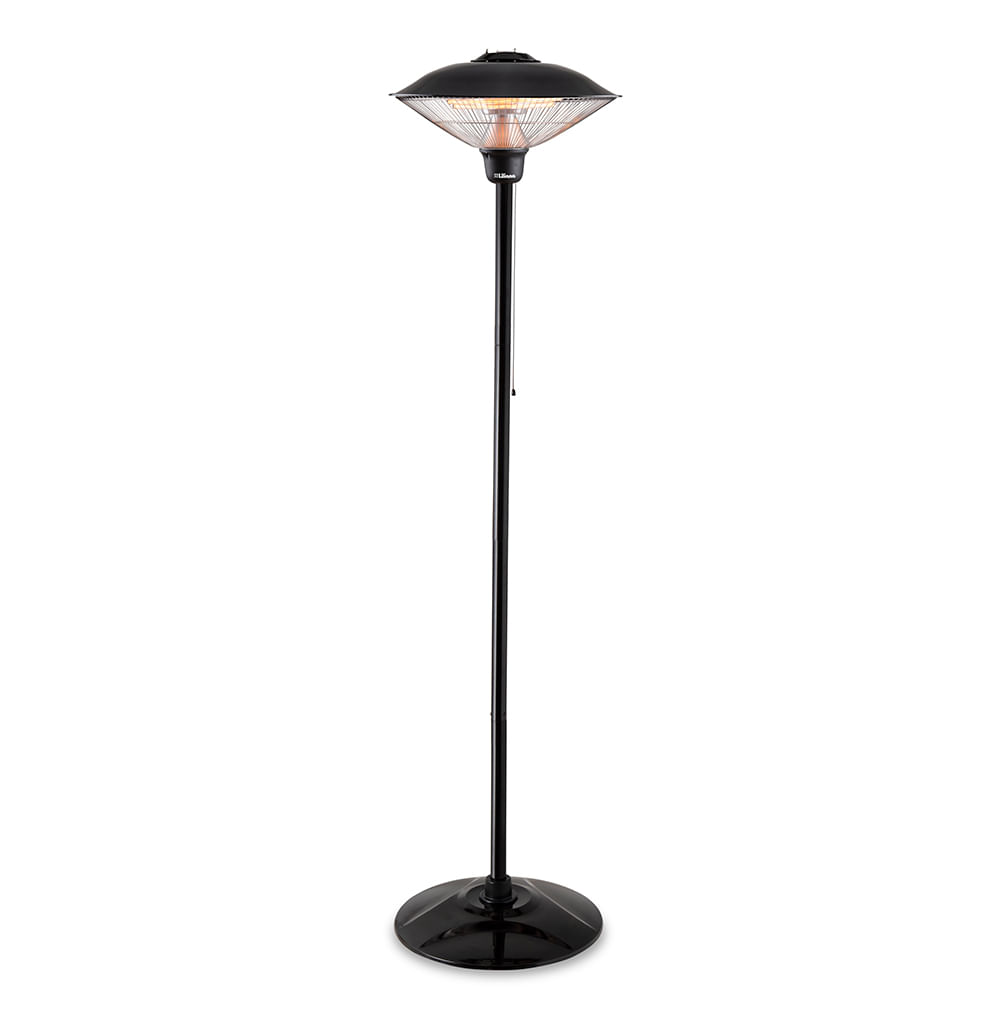 Calefactor halógeno Liliana de pie exterior CHPIE2000 negro