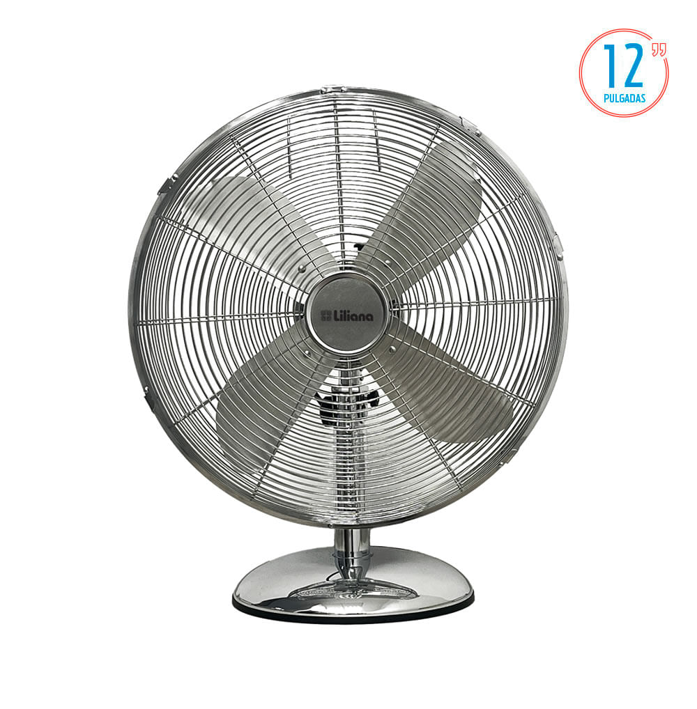Ventilador de mesa Vintage Cromo Classic Air 12 Liliana VSOR12