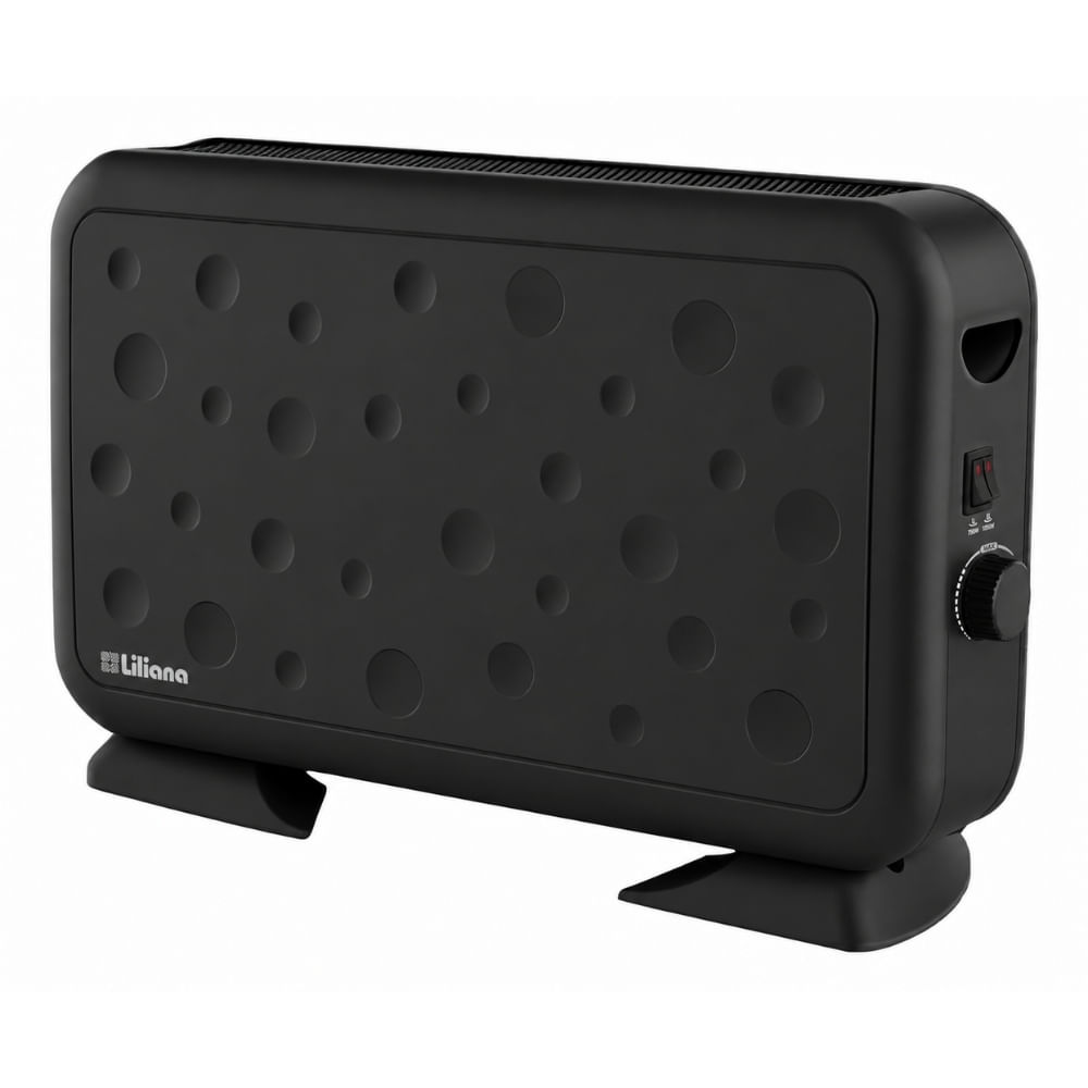 Convector 2000w Convección natural negro CEMN04