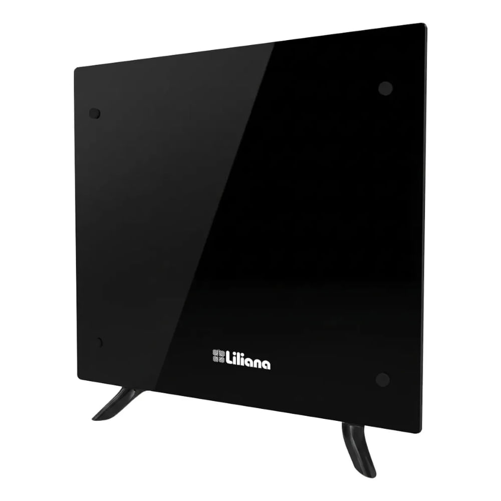 Panel de vidrio 1200w Piso / Pared Negro CEMPVN02